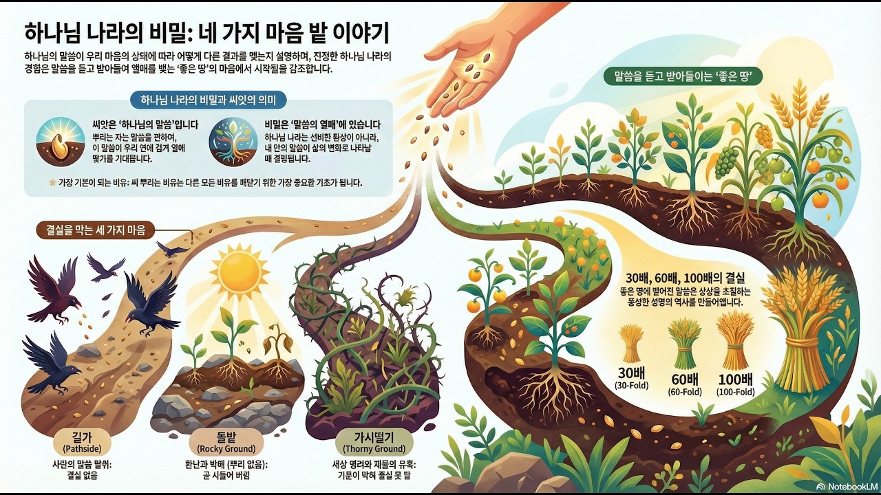 설교요약_마가복음 4장 1-20절 씨를 뿌리다 : 하나님 나라의 비밀