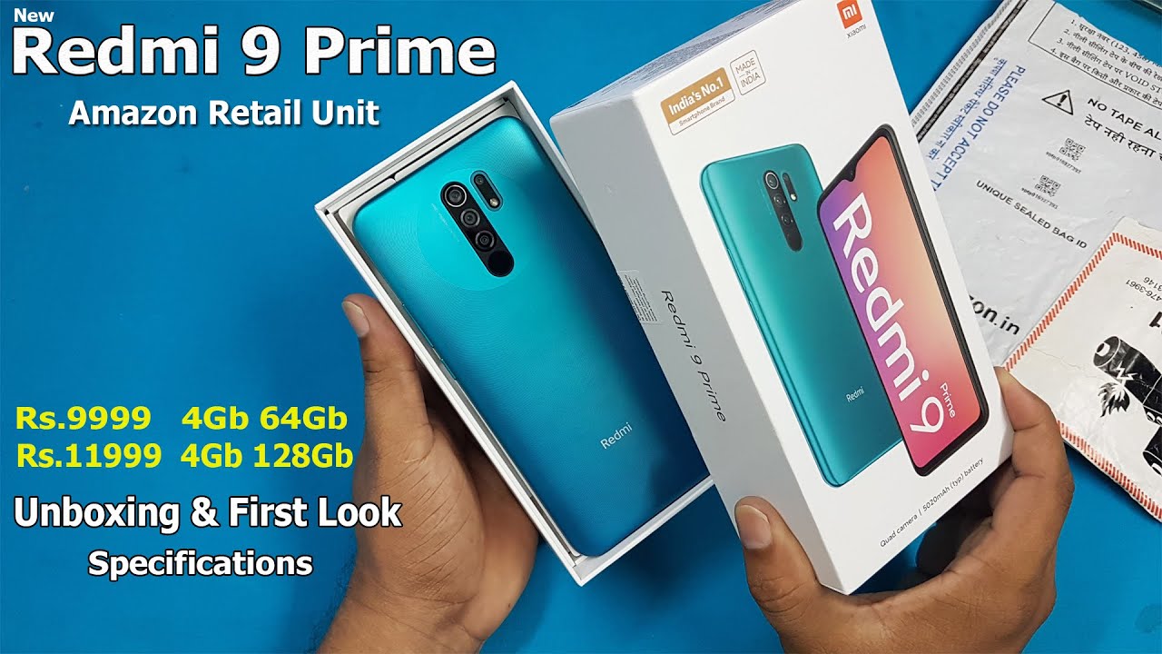 Redmi 9 Prime Retail Unit Unboxing / First Look || Rs.9999-Rs.11999 | New Redmi 9 Prime