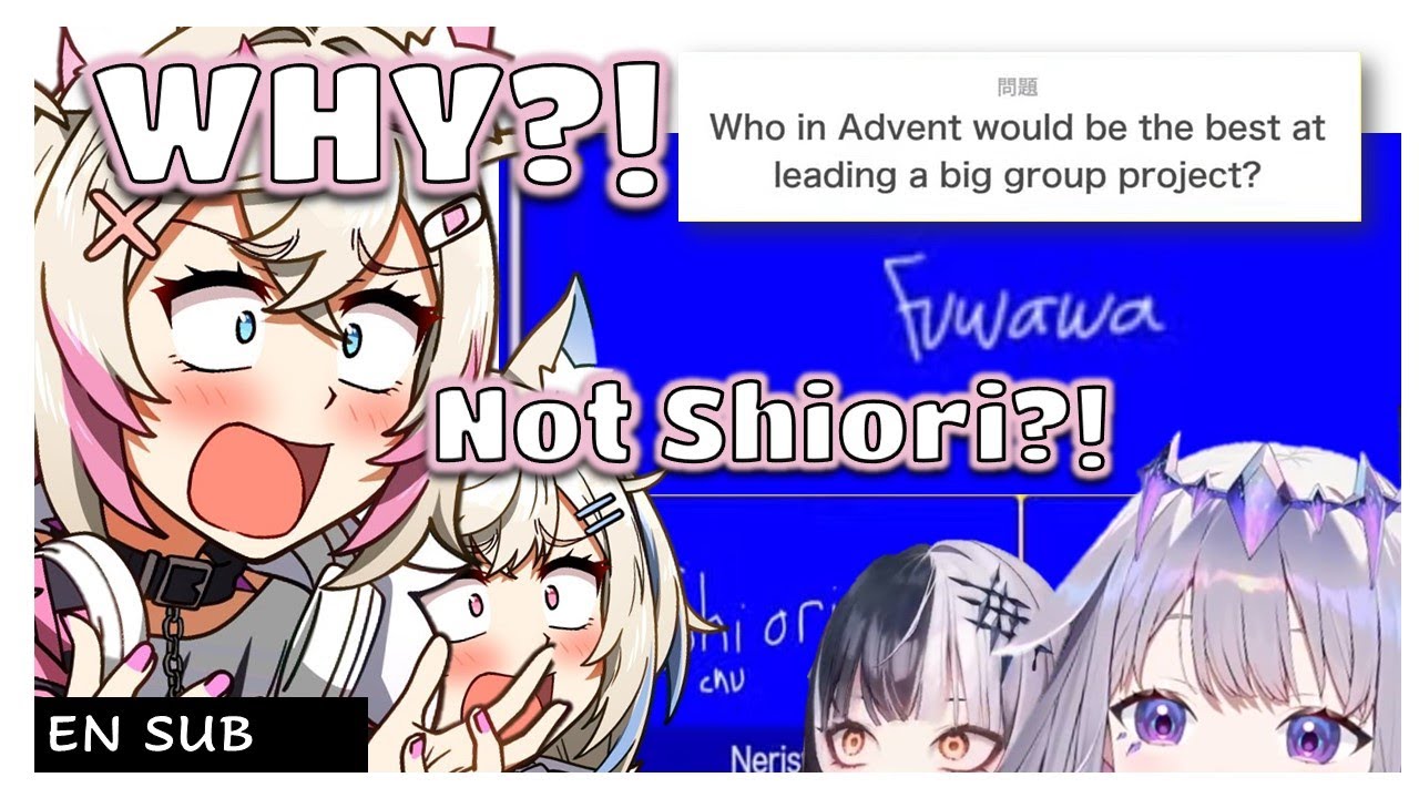 Fuwamoco Did Not Expect Biboo to Chose Them Over Shiori For This Answer【 hololive EN 】