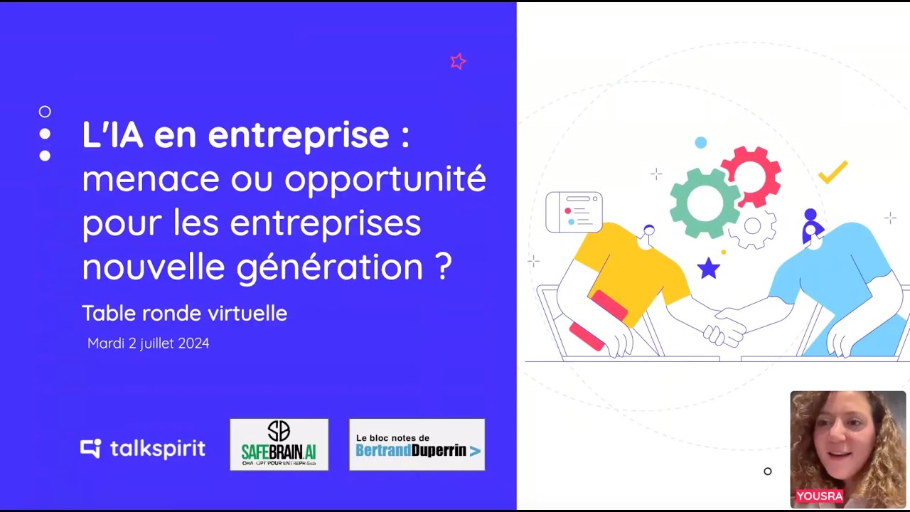 Webinaire - L'IA en entreprise : menace ou opportunité pour les entreprises nouvelle génération ?