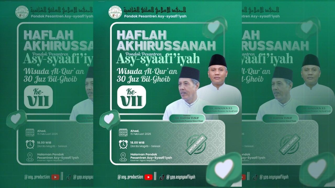 LIVE!!! HAFLAH AKHIRUSSANAH Pondok Pesantren 