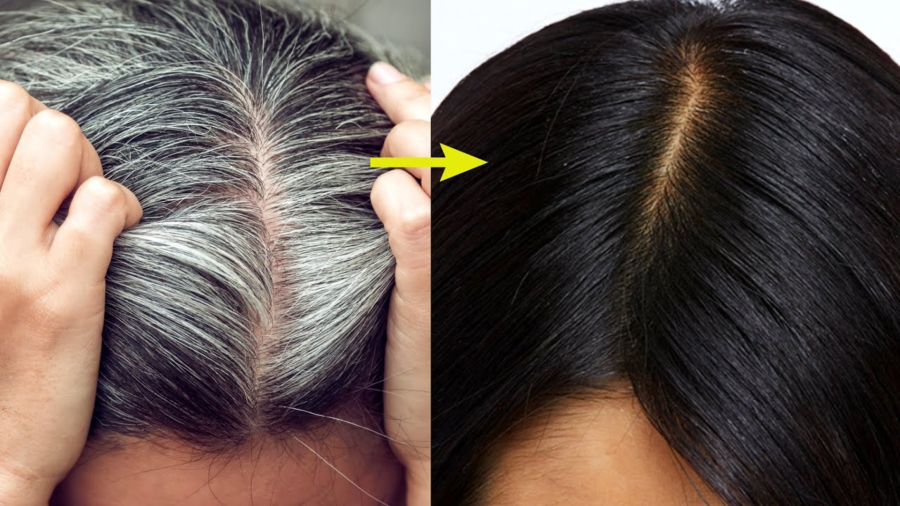 How To cover Gray hair at home /Easy and quick method