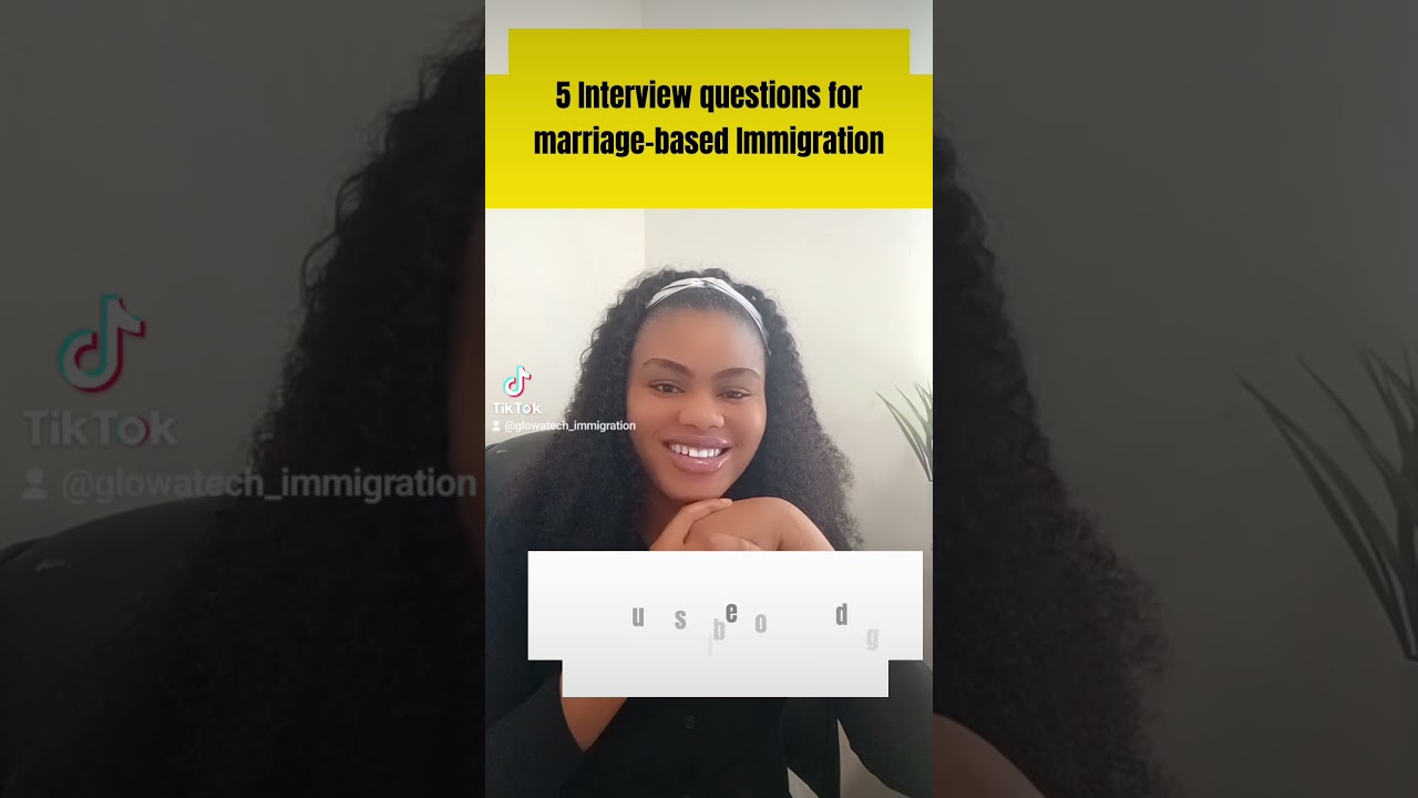 Must Know Interview questions for marriage based immigration #cr1 #immigration #usvisa #greencard