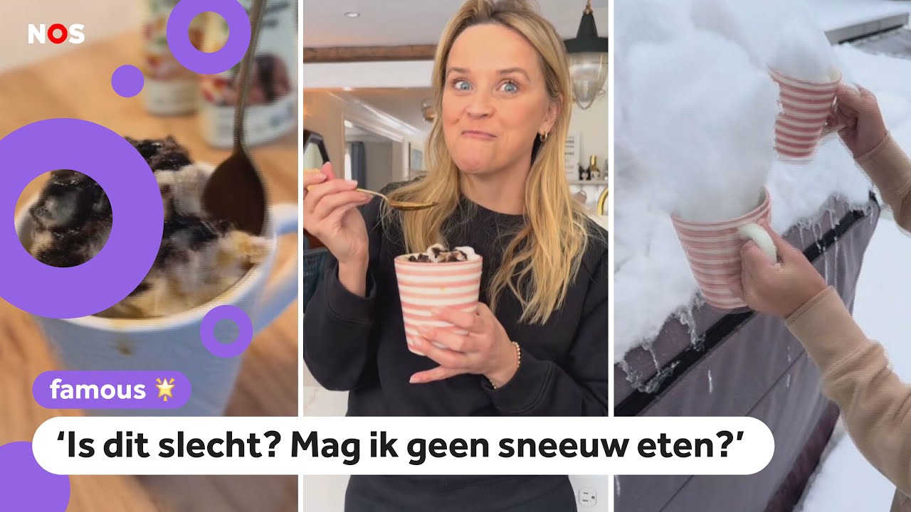 Kan je sneeuw eten?