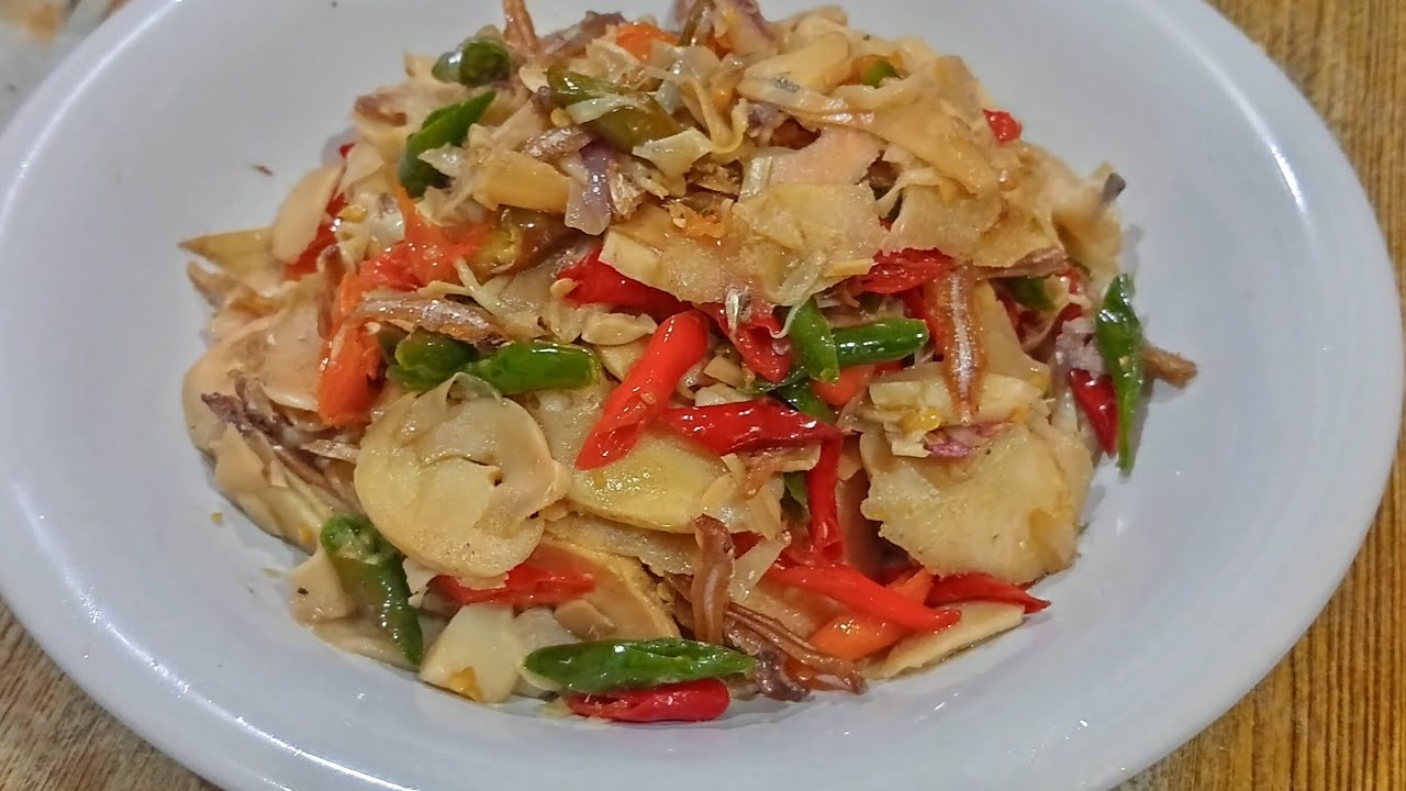 Resep Enak❗Tumis Rebung Teri Pedas Enak‼️ Cara Masak Rebung Agar Tidak Pahit