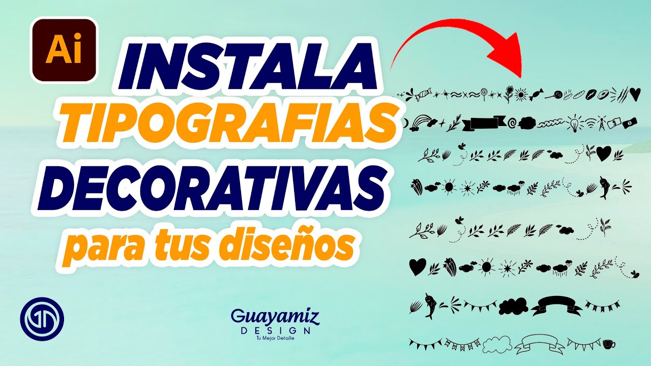 Descarga y INSTALA fuentes decorativas para tus agendas y libretas | Guayamiz Design 2024