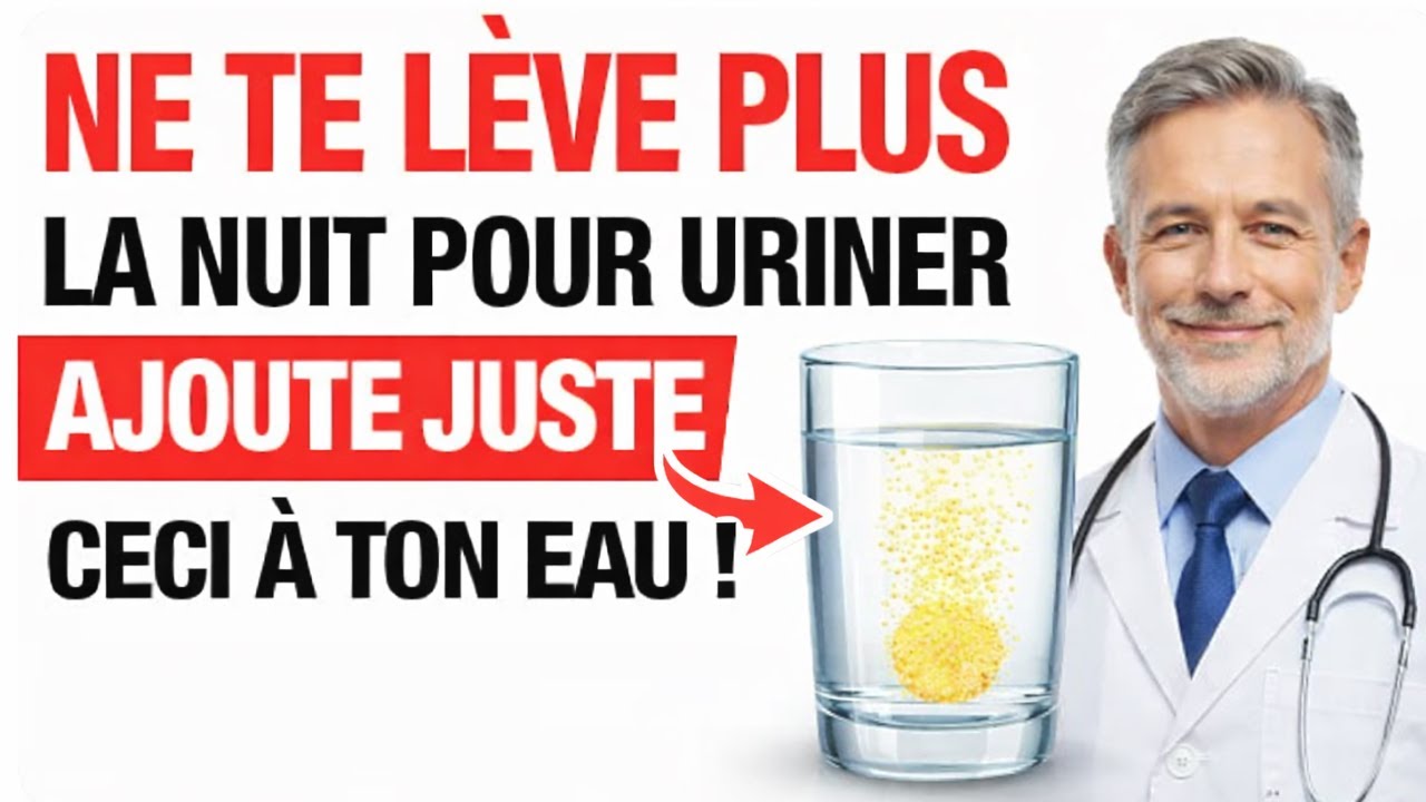 Marre d’aller uriner la nuit ? Ajoute ça à ton eau avant de dormir( résultat garanti)