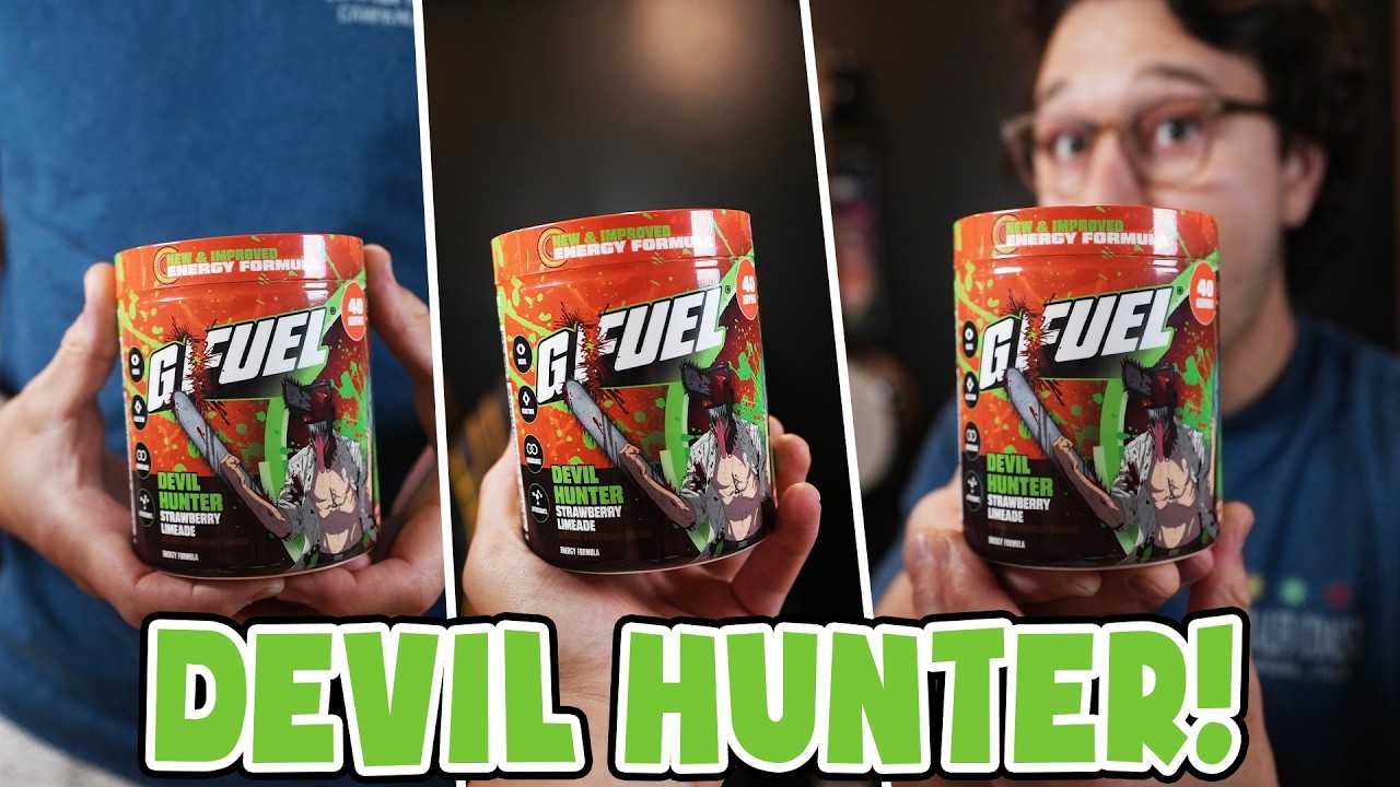Дегустация GFUEL Chainsaw Man Devil Hunter 2.0! #gfuel #chainsawman