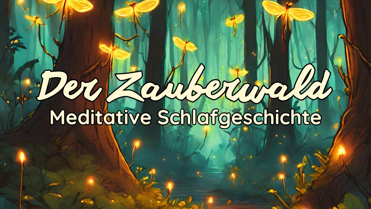 Einschlafen im magischen Wald | Schlafgeschichte mit sanften Klängen 💤✨🌛