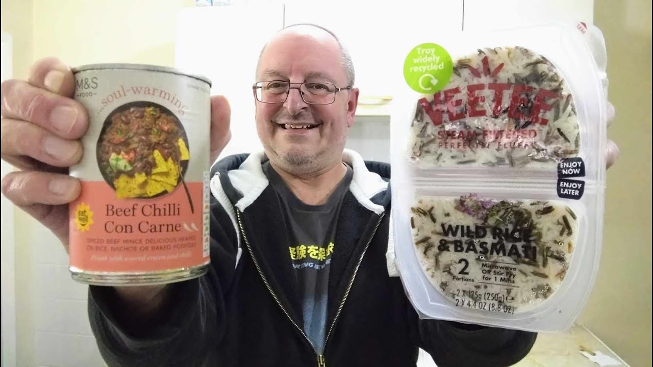 M&S Beef Chilli Con Carne And Veetee Wild Rice & Basmati ~ Canned / Tinned Food Review