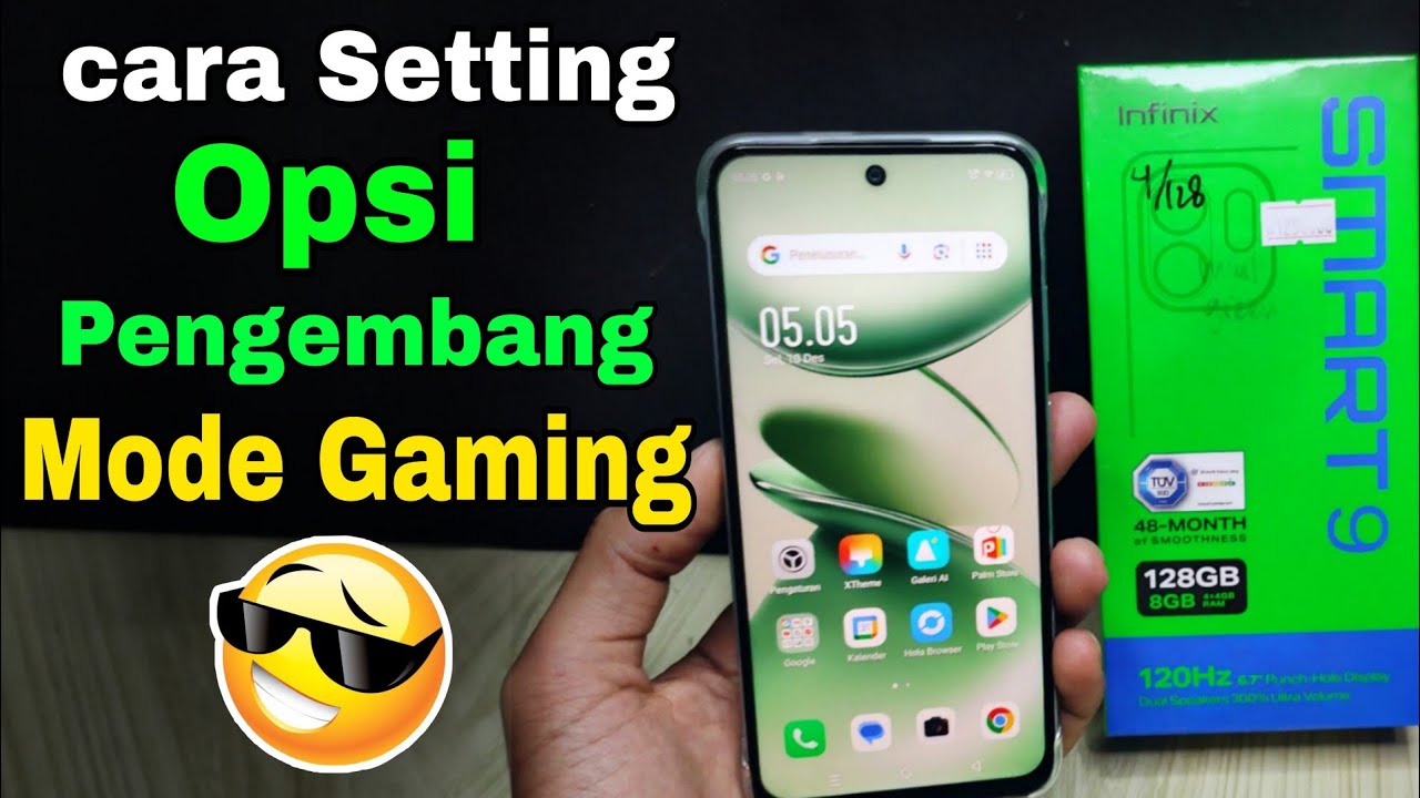 Cara setting opsi pengembang mode gaming di hp Infinix smart 9 | di jamin makin smooth