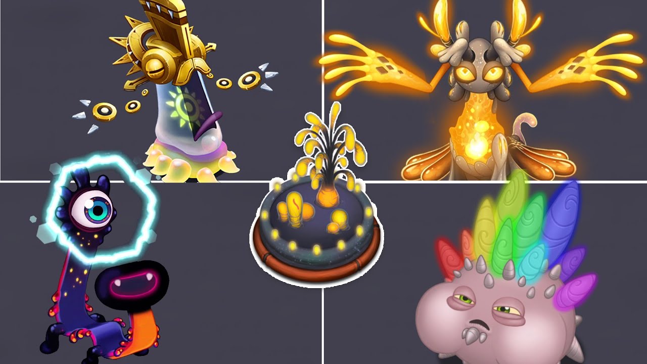 Light Island - All Monsters, Sounds and Animations (My Singing Monsters)