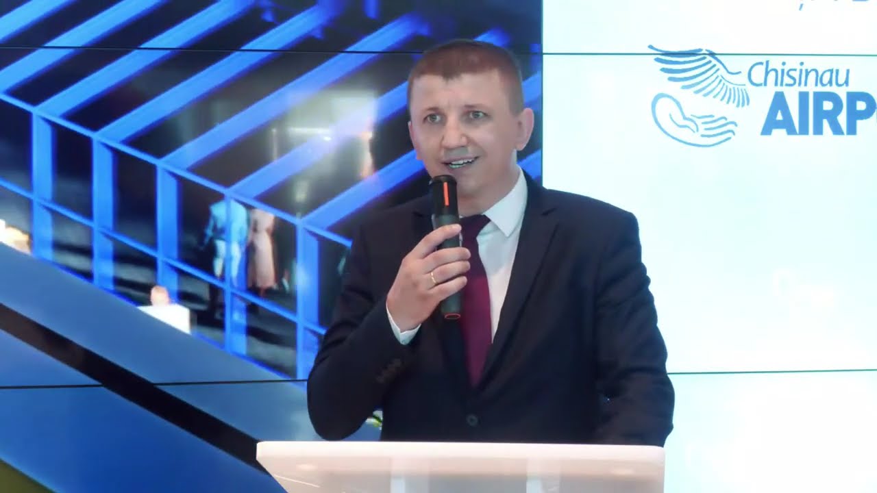 Conferința de presă organizată de Aeroportul Internațional „Eugen Doga” – Chișinău