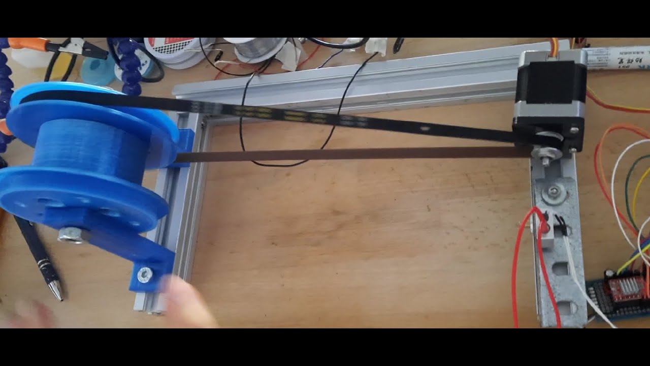 3D Printed PullStruder Part 1 Prototype