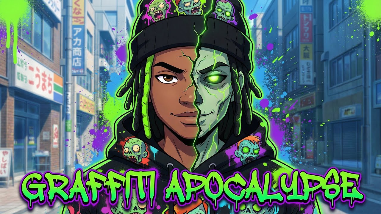 Graffiti Apocalypse ￼| Official Music Video  #originalanime #indieanime #animemusicvideo 