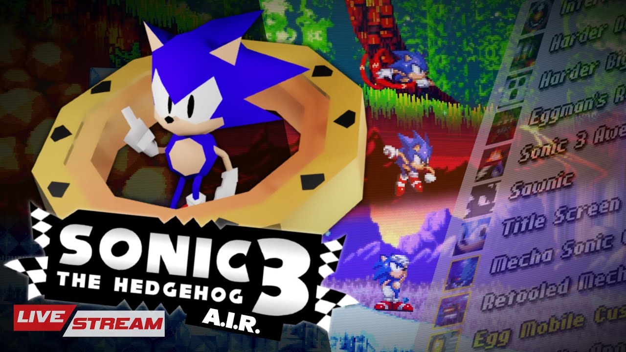 🔴 MY DREAM VERSION OF S3K ( Sonic 3 AIR -Mod Pack- DEMO )