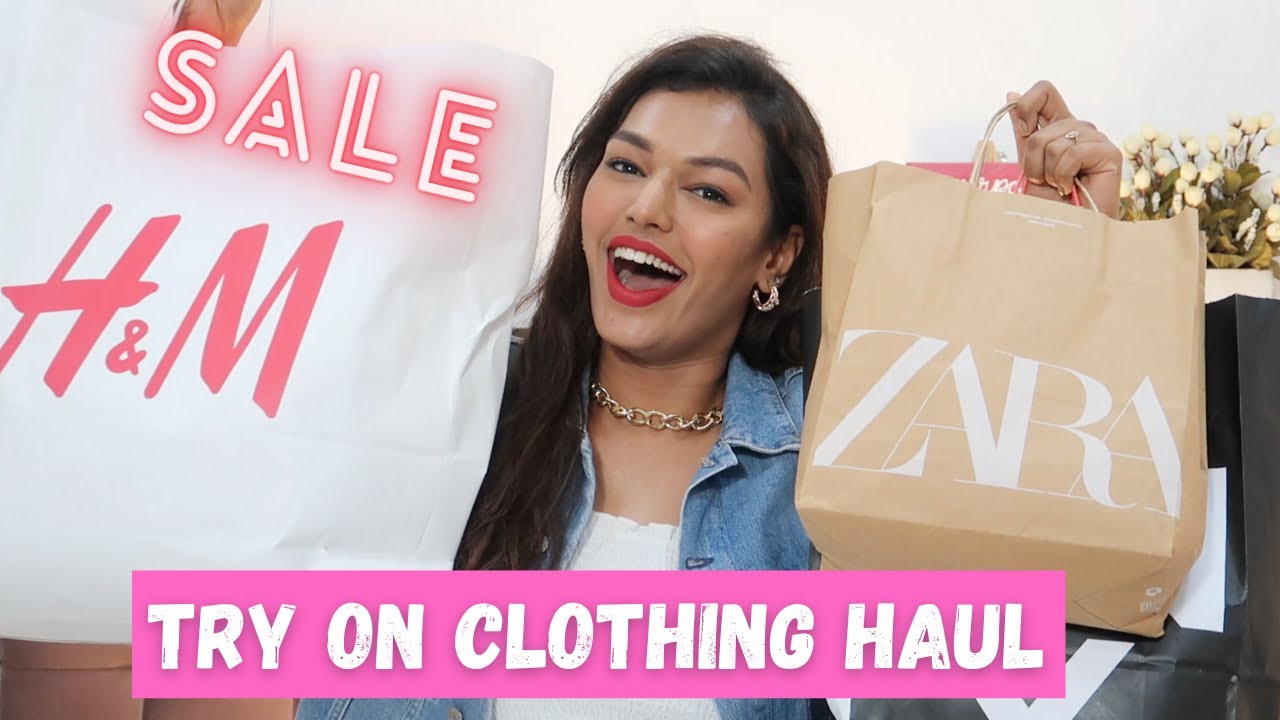 *HUGE* Sale Clothing Try-On Haul | H&M, Only, Zara | Birthday Shopping | Sarah Sarosh