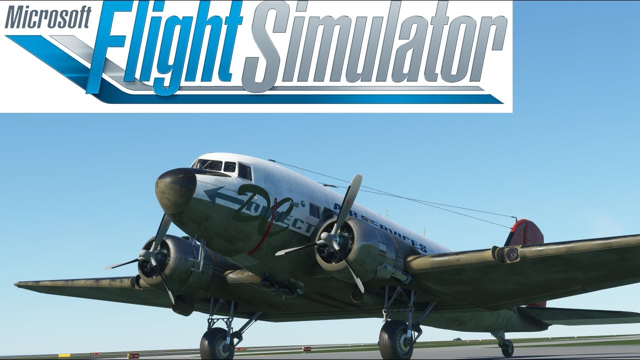 DC 3 KBKL - KOSU Cold/Dark Full Flight VOR to VOR and NDB Navigation