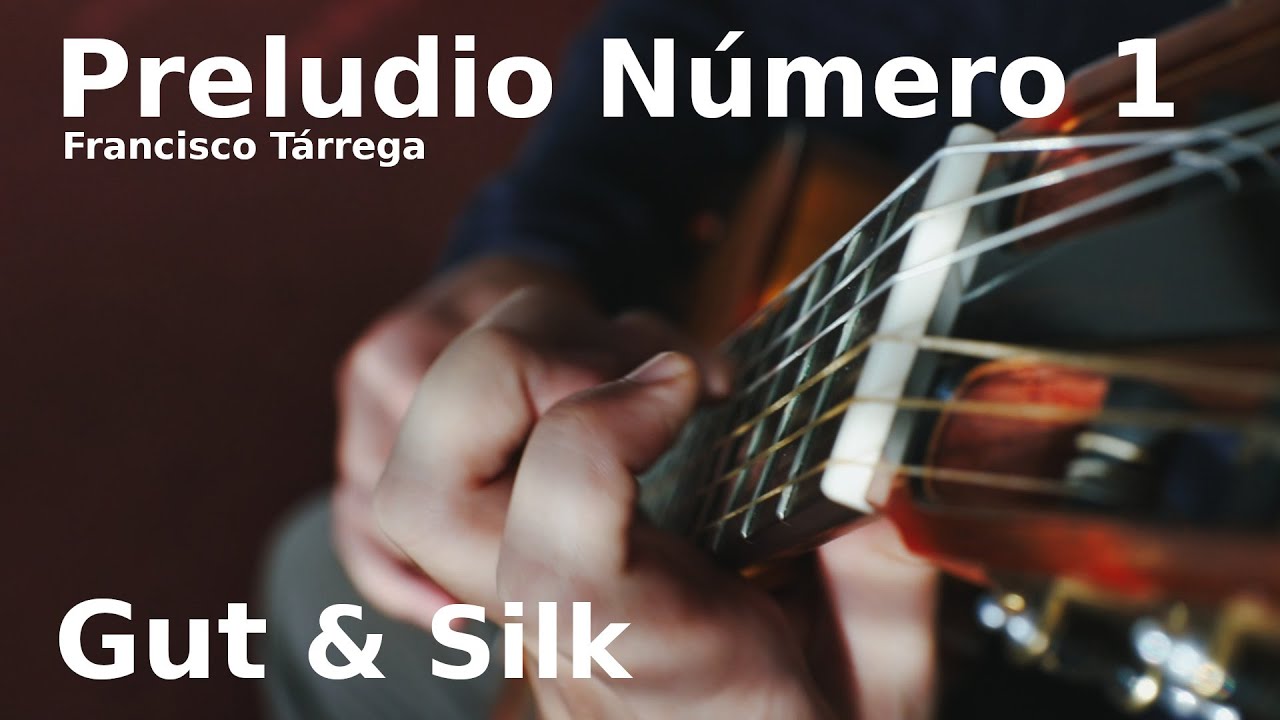 Francisco Tárrega - Preludio Número 1 - Gut & Silk strings - Premek Hajek