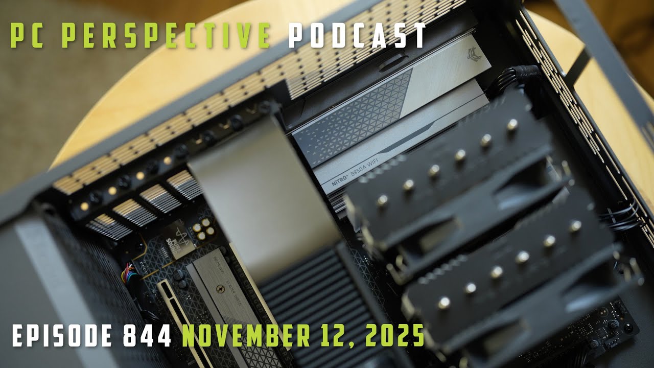 PCPer Podcast 844: AMD Ryzen news, RTX SUPER rumor, Sapphire B850 motherboard, and MORE