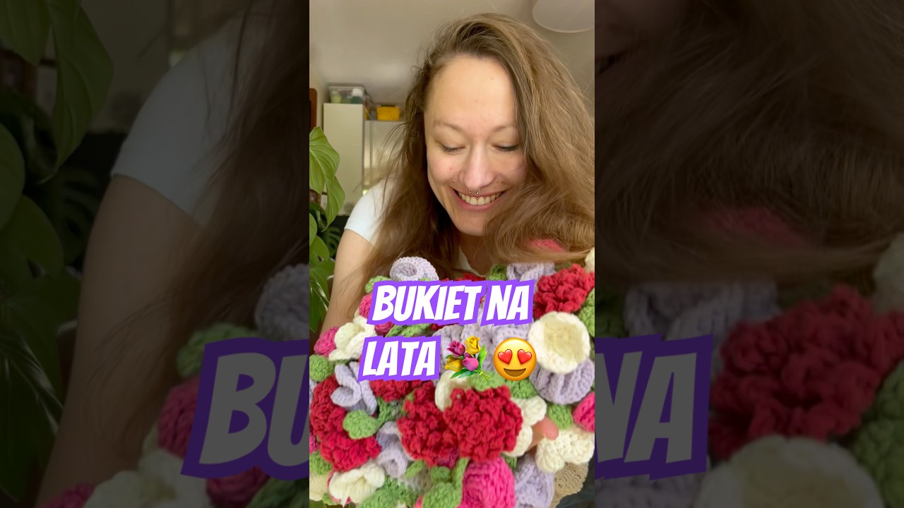 Czy to on?! Tak! Viralowy koc bukiet na moim kanale! 💐 #szydelkarniapl #crochet