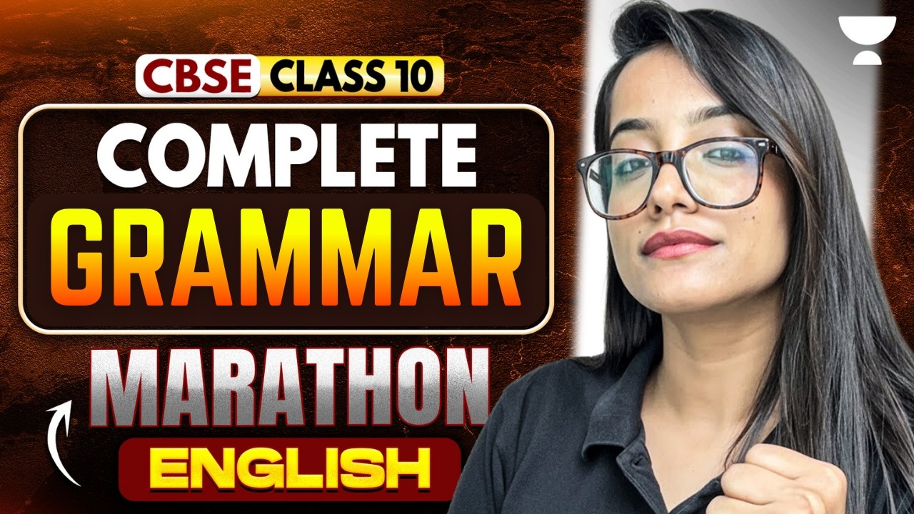 Class 10 English Grammar Marathon || Complete Grammar Revision || Juhi Ma'am