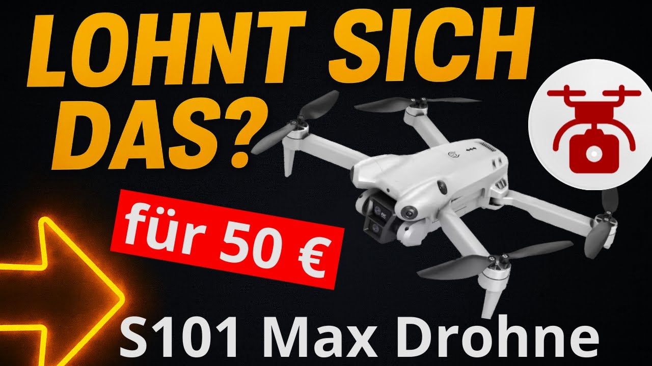 S101 Max Drone günstige Drohne für 50 EUR   DJI Mini 4 Pro Kopie von Alibaba
