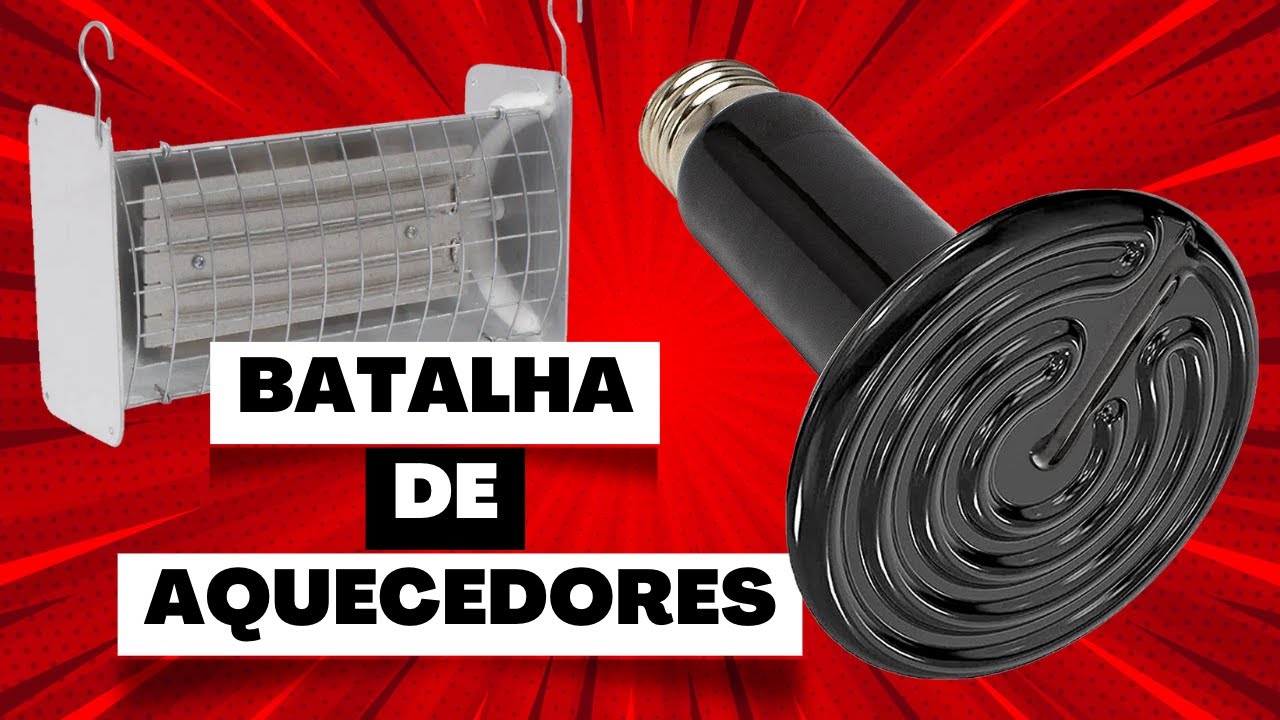 AQUECEDOR DE GAIOLA X LÂMPADA DE CERÂMICA | CALOPSITAS