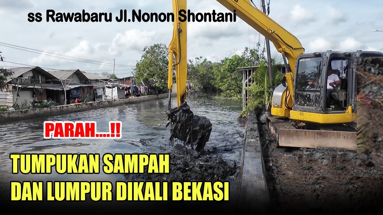 PARAH ALIRAN KALI TERTUTUP SAMPAH DAN LUMPUR BANGUNAN LIAR BELUM DITERTIBKAN