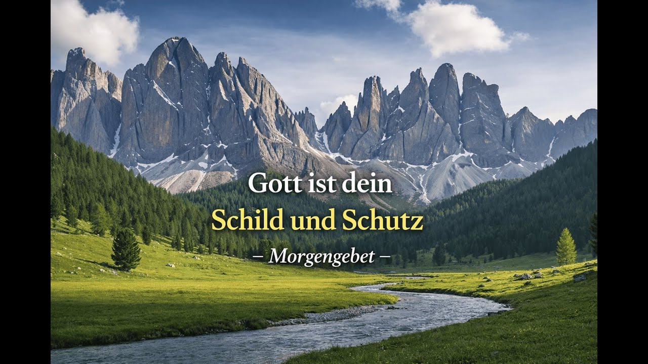 Dieser Morgen wird verändert: Gott erhebt einen Schild über dich - Morgengebet