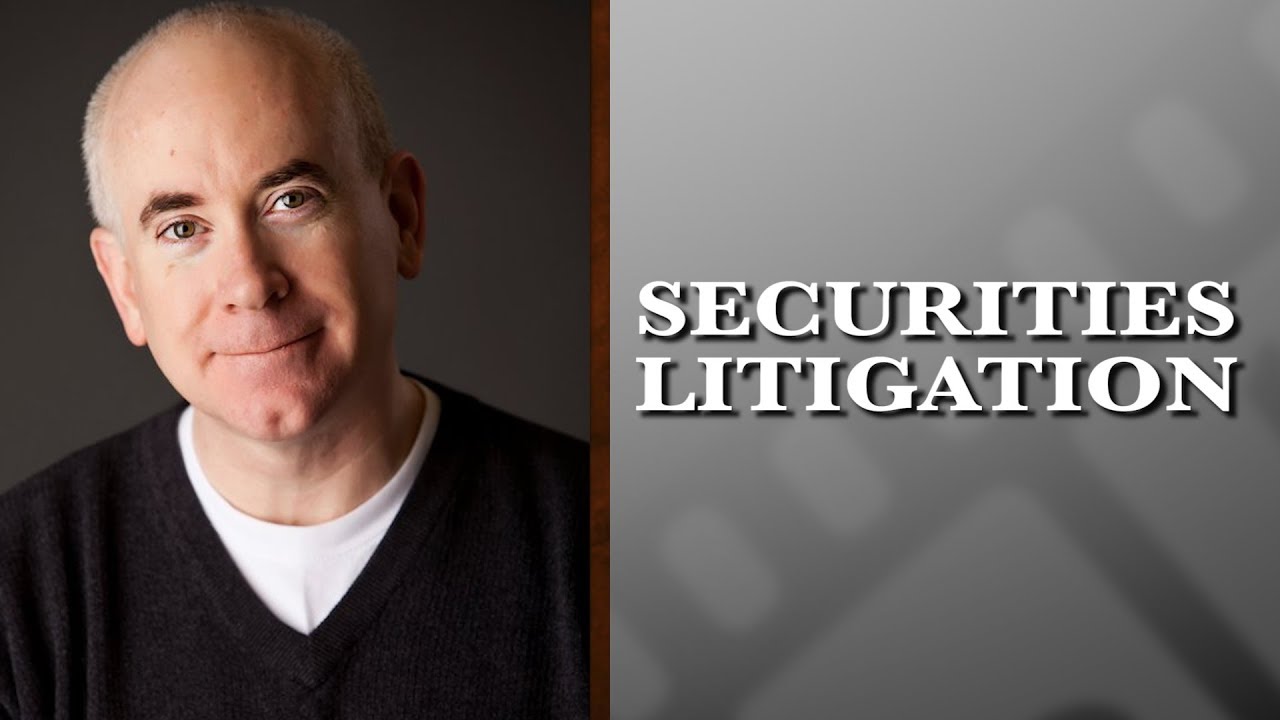 What exactly is securities litigation?