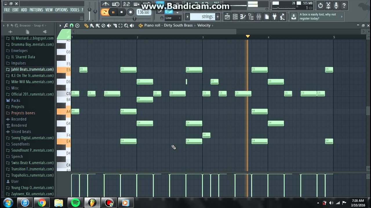 Chief Keef - Love No Thotties Type Beat (FLP) (ALL PATTERNS SHOWN)