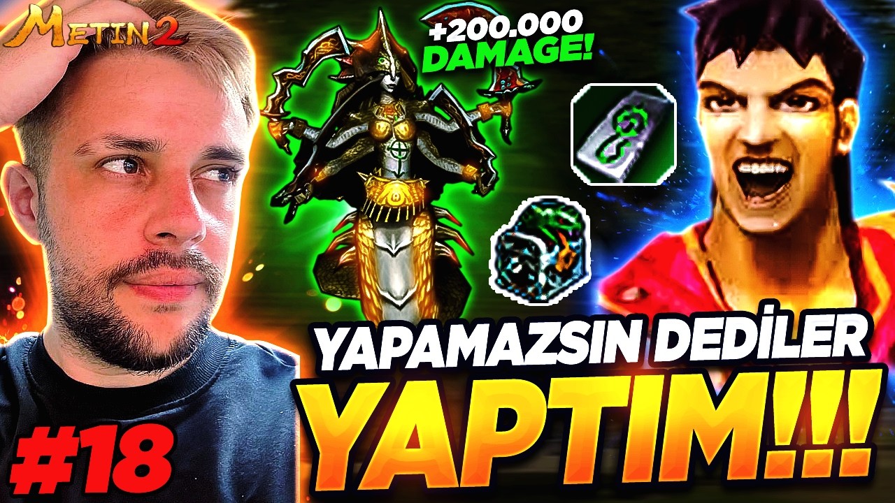 İMKANSIZI BAŞARMAK! 😎 ŞAMAN İLE SOLO NETHİS KESTİM! 🔥 METİN2 TR LUCİFER B&Ouml;L&Uuml;M 18