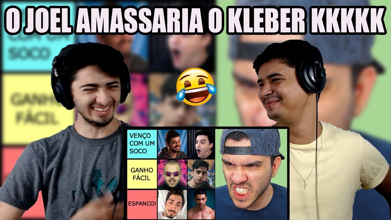 REACT YOUTUBERS QUE EU VENCERIA NUMA LUTA (KLEBERIANO)
