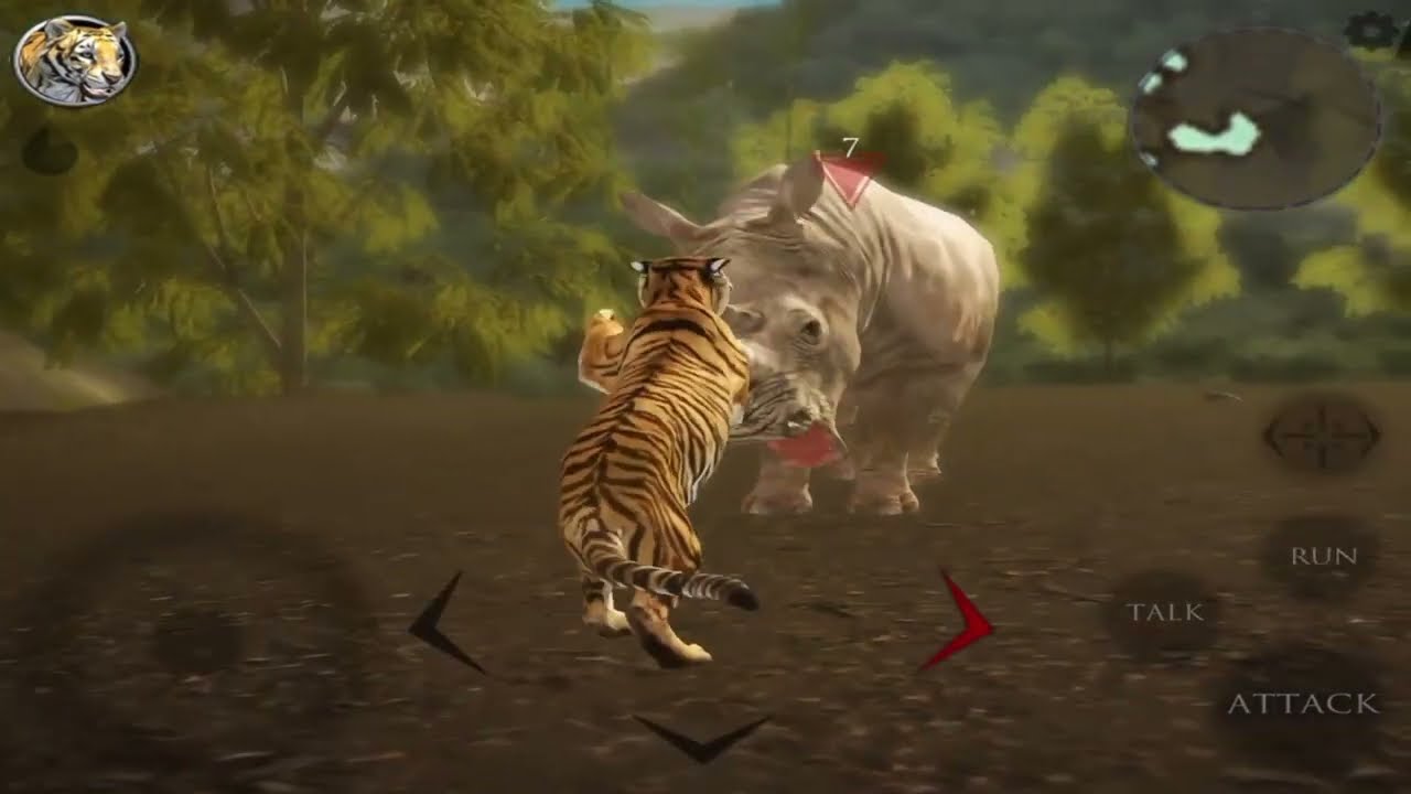 Tiger  VS Hippo, Lioness, Leopard, Bear, Giraffe, Gorilla, Elephant, Rhino