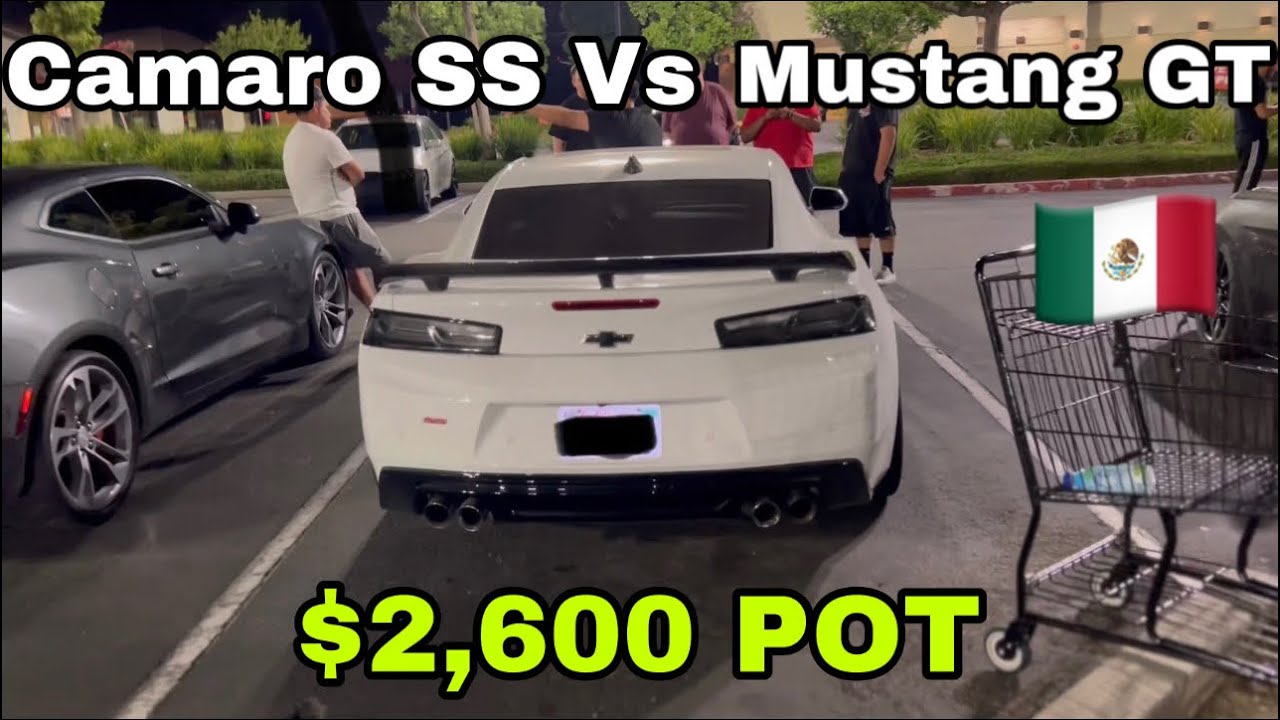 Camaro SS Vs Mustang GT #Camaro #Mustang #Race