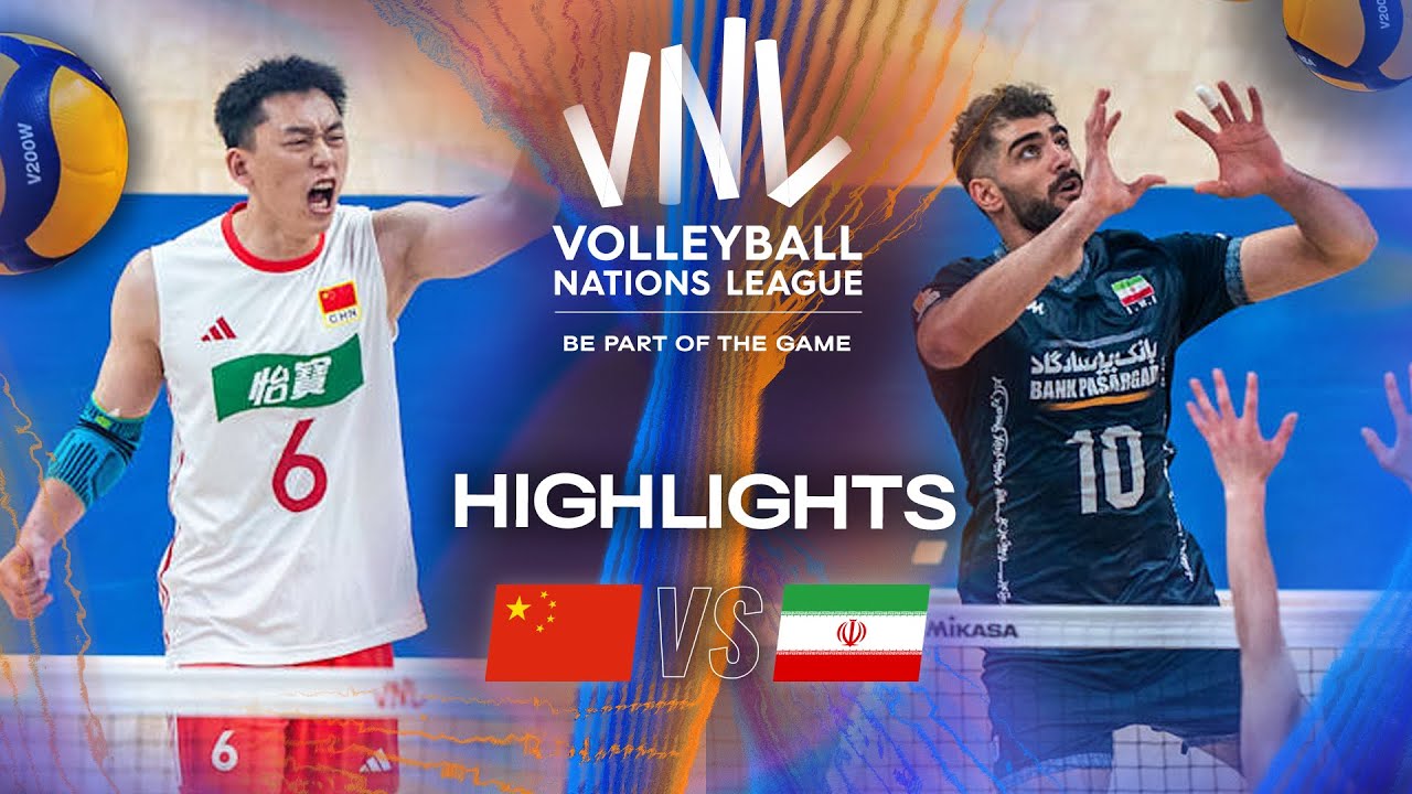 China 🇨🇳 vs. Iran 🇮🇷 - Highlights | Week 3 | Men's VNL 2025
