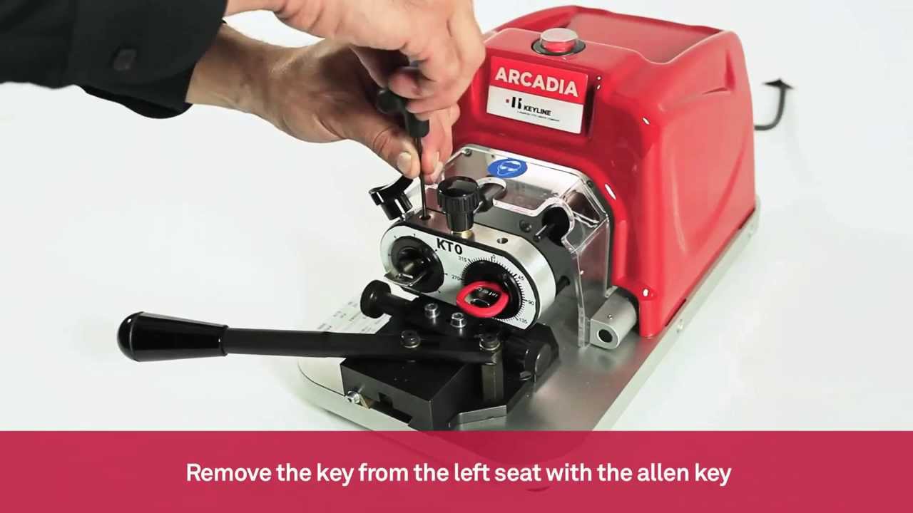 Mechanical key cutting machines for tubular Keys | Keyline Arcadia
