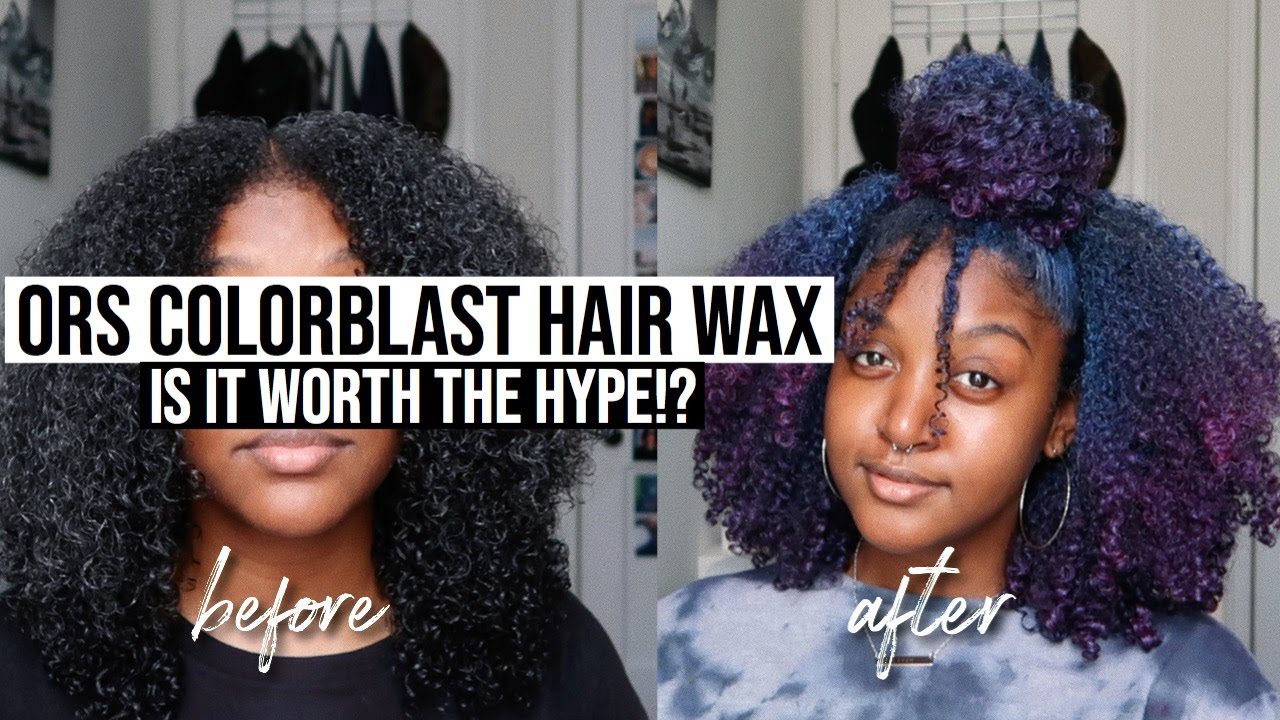 Trying ORS Curls Unleashed ColorBlast Wax | HeyLayah