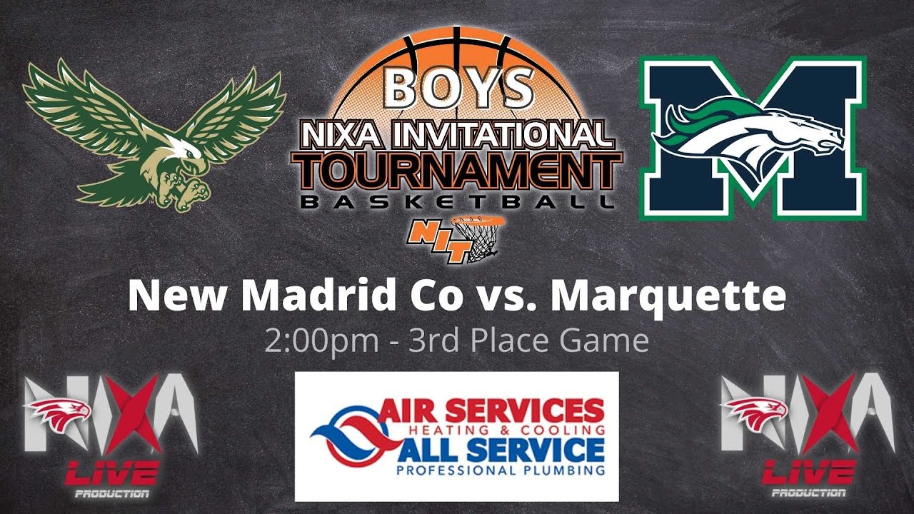 Boys NIT Basketball | New Madrid Co vs. Marquette - 3rd Place Game
