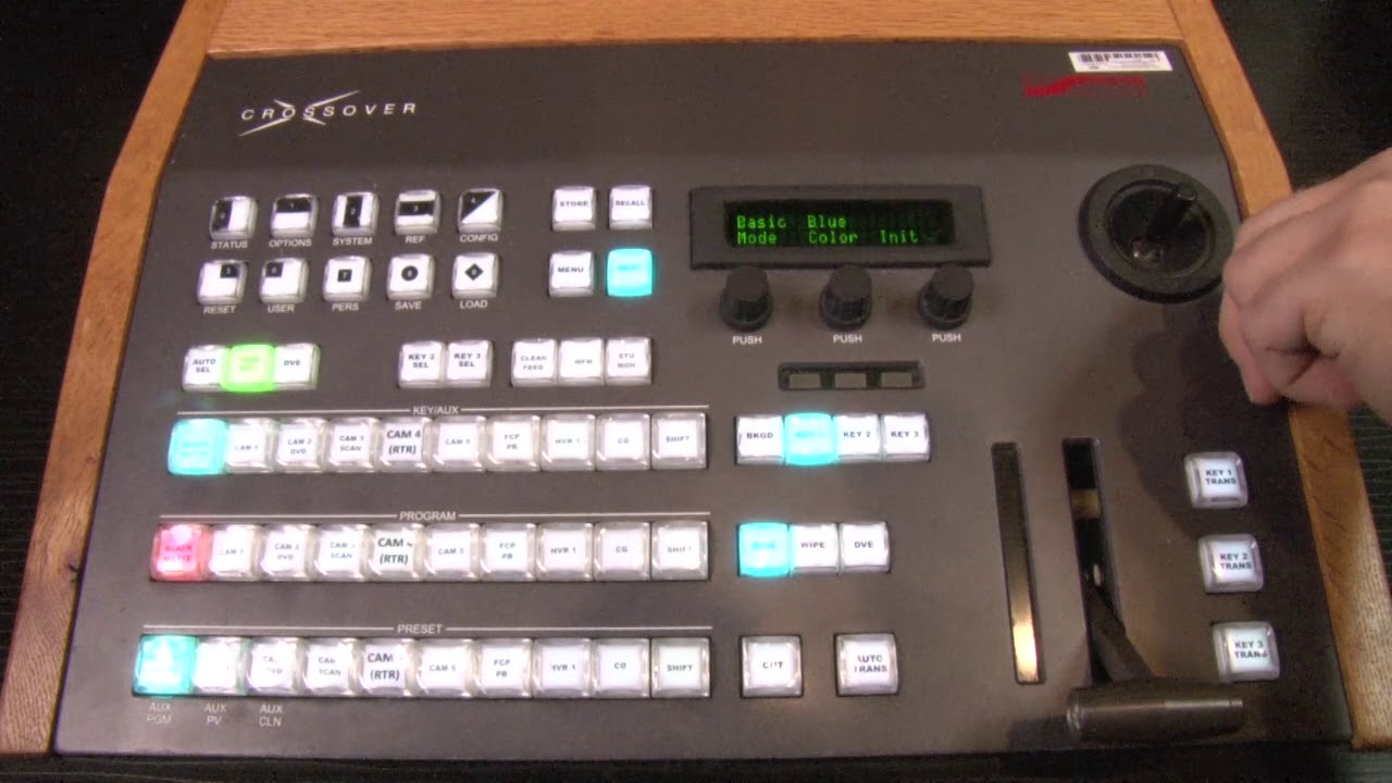 Ross Crossover Switcher: Chroma Keying