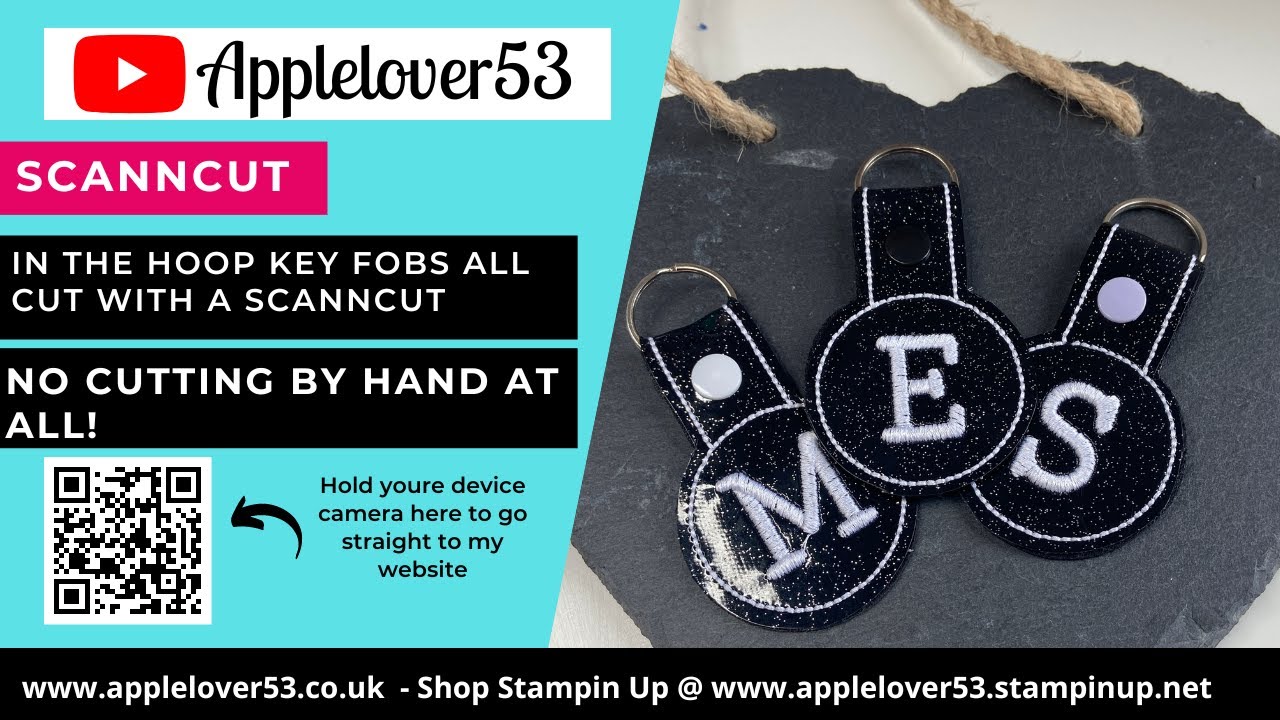 Brother Innovis V5LE & ScanNCut In The Hoop Key Fobs