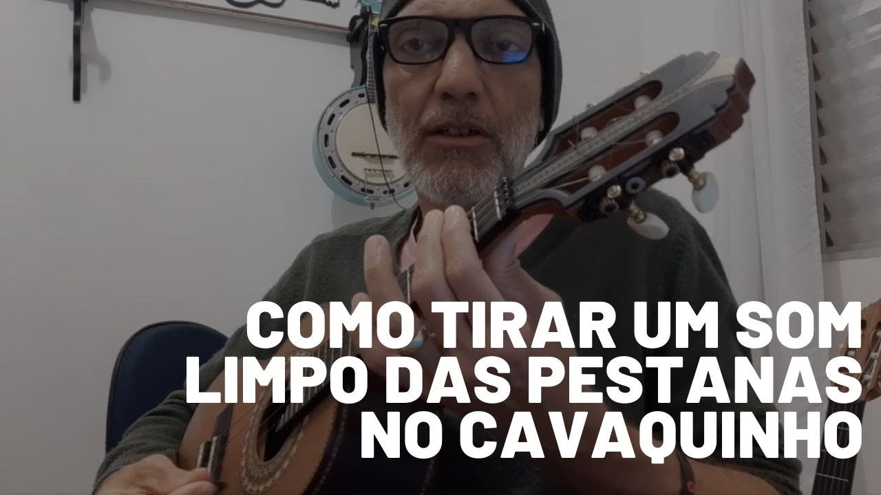 REVELADO O Segredo das Pestanas no Cavaquinho e Como Tirar um Som Limpo - Professor Damiro