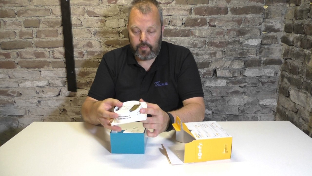 De nieuwe Somfy rookmelder IO voor Tahoma in detail bekeken
