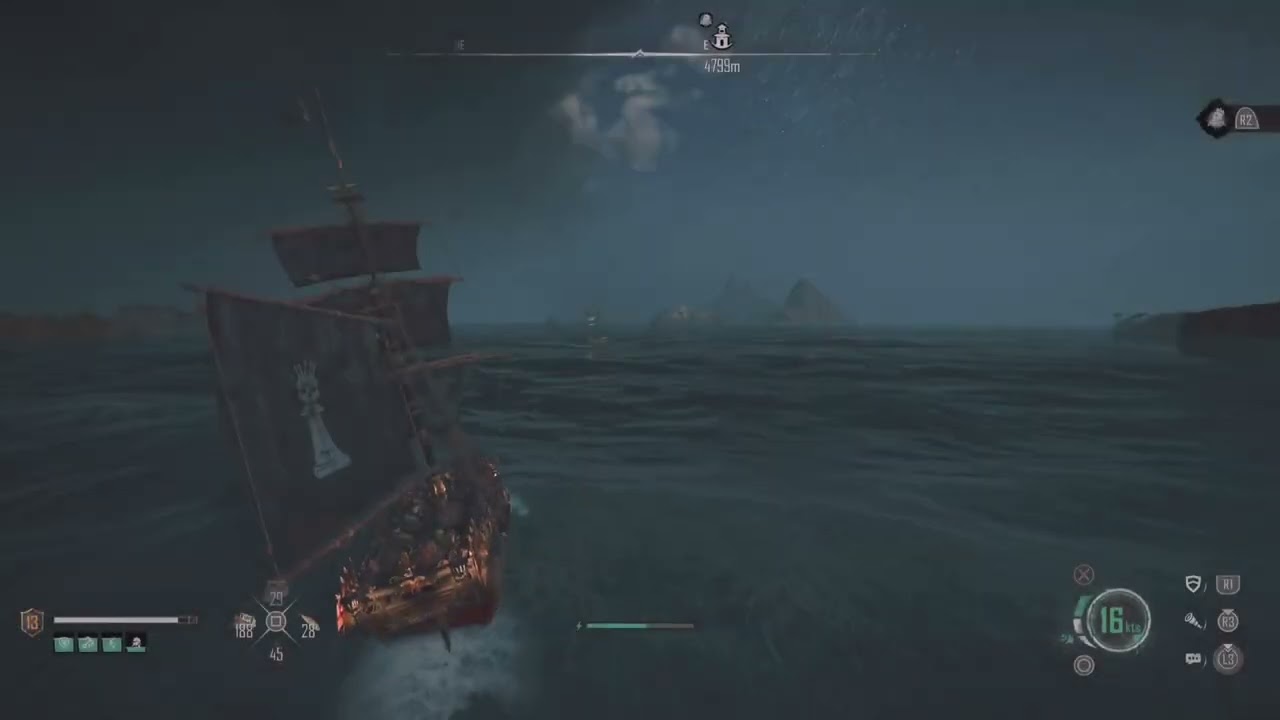 SKULL AND BONES - Friend's Sloop dominating a Helm Wager