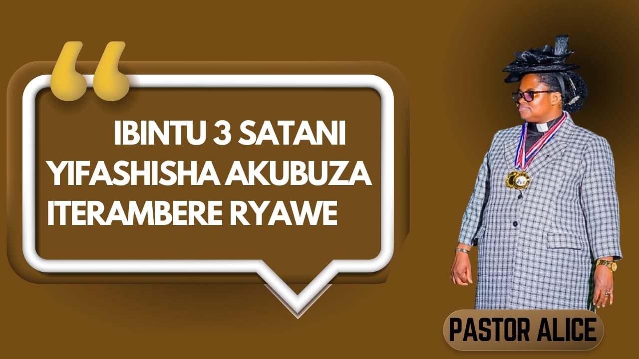 🛑LIVE DORE INTWARO 3 SATANI YIFASHISHA NTUTERE IMBERE WITH PASTOR ALICE