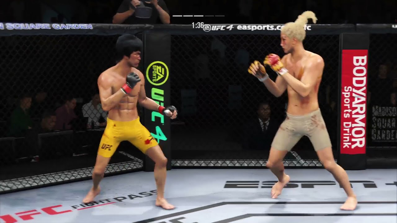 UFC 4 | Bruce Lee vs. Skye Sierra (Beautiful Model) (EA Sports UFC 4)