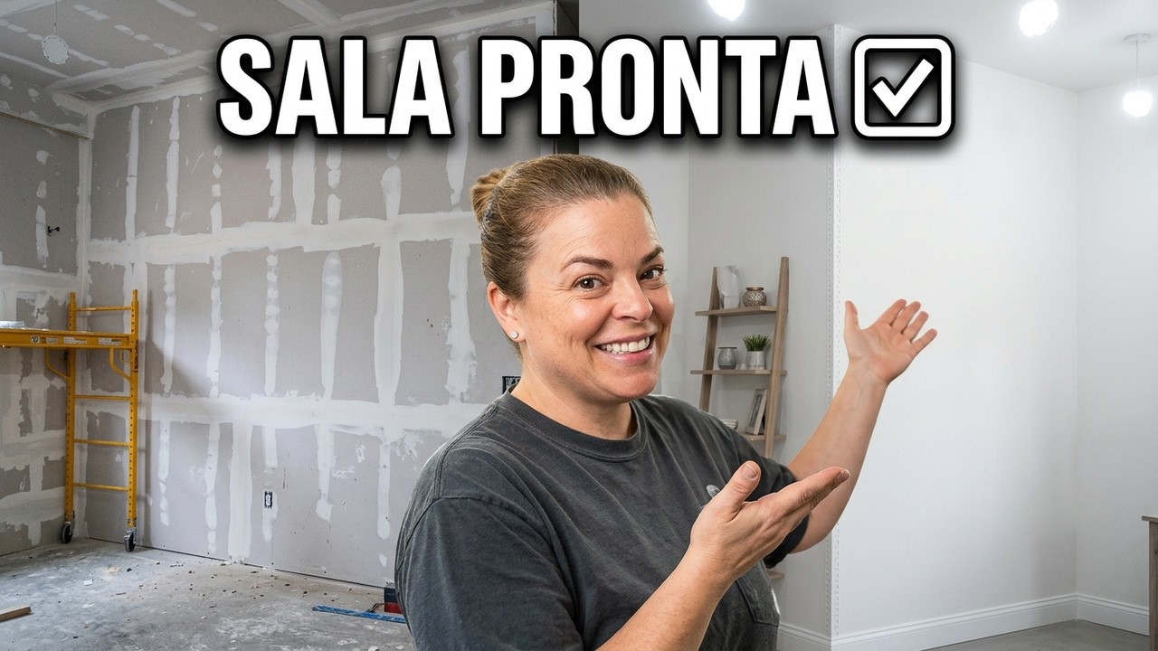 Transformação da Sala com Drywall – Veja o Resultado Final! 😍