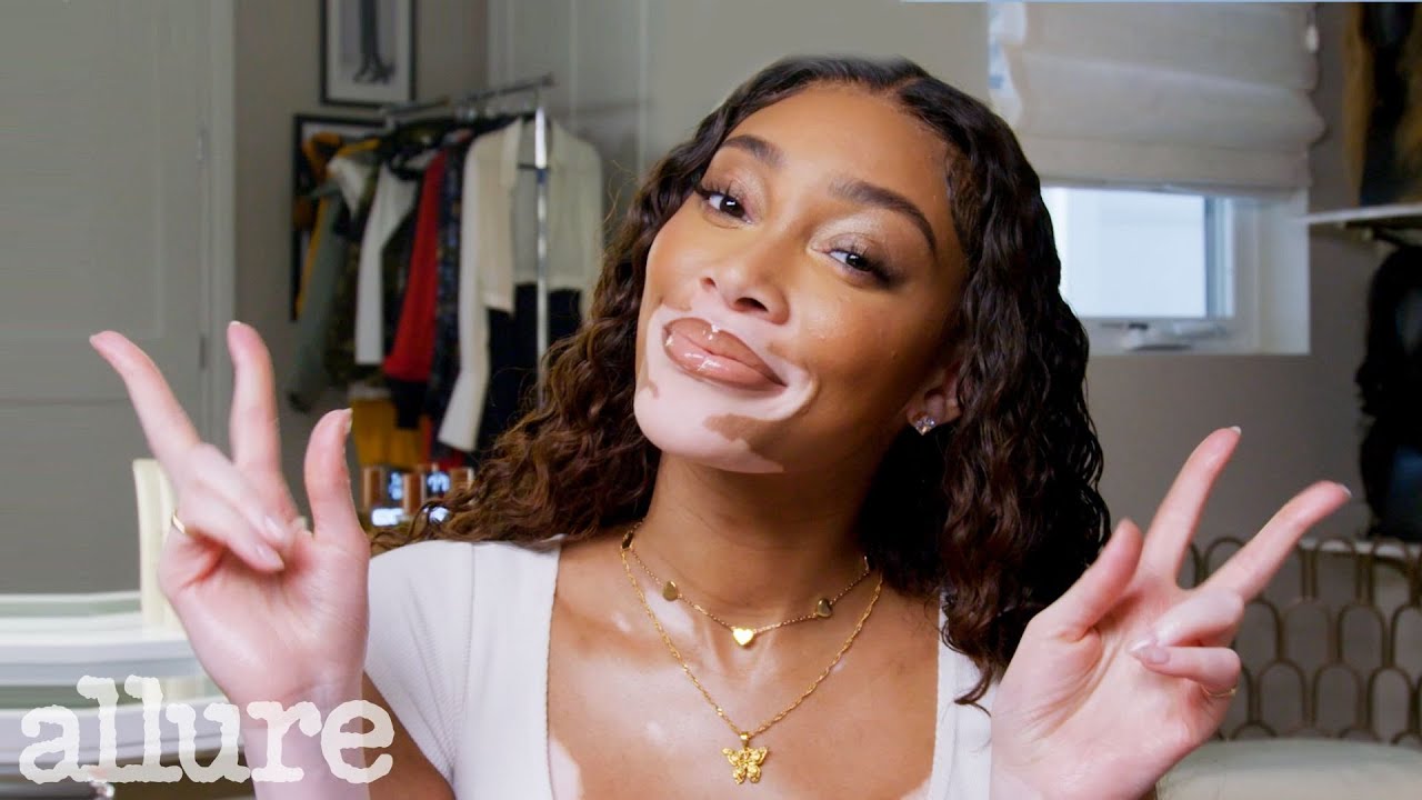 Winnie Harlow's Quick 10-Minute Beauty Routine | Allure