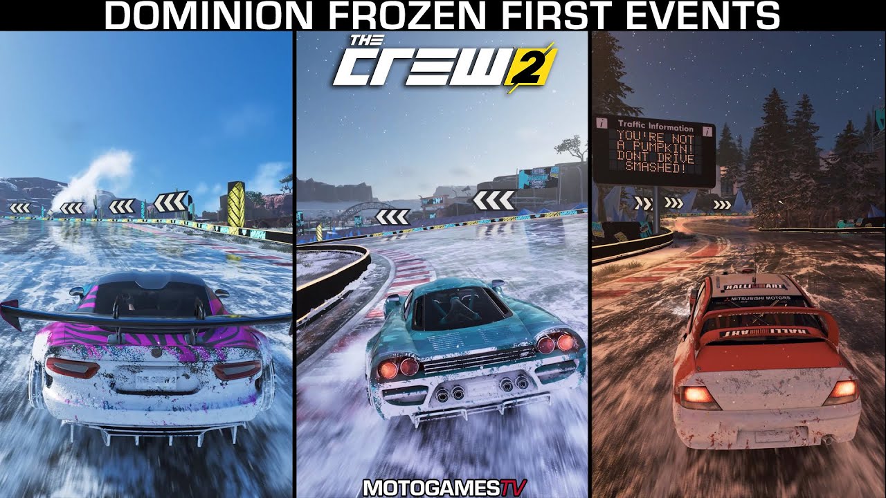 The Crew 2 - Dominion Frozen First Events